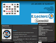 Tablet Screenshot of lesarchersderanrouet.com